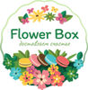 Цветы в коробке с макарунами доставка по Киеву и Украине, интернет-магазин цветов в коробке Flower Box